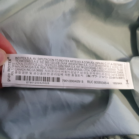 Zara Trafaluc womens Aqua Jacket Size S New Tag - Picture 12 of 16